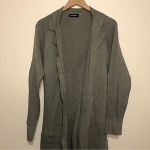 Repeat Long Cardigan, Grey - Size Large